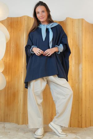 Super Smock Sweatshirt Navy /9=